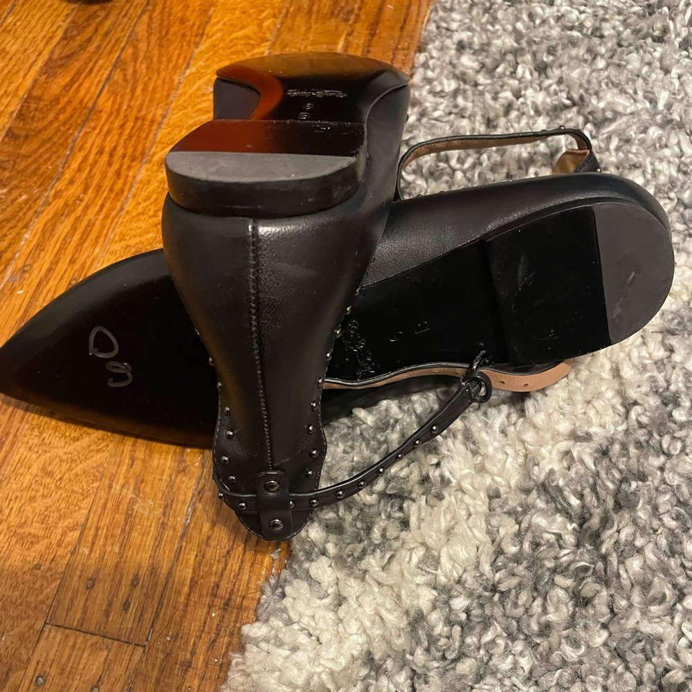 Women’s Coach leather studded flats size 6